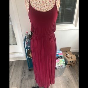 Burgundy maxi never worn